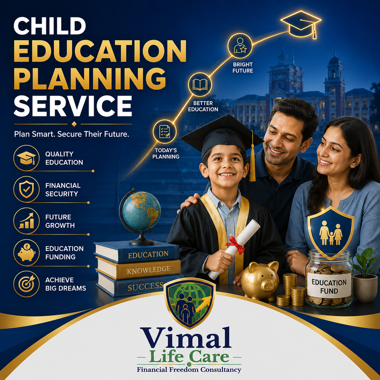 Child Education Planning – Vimal Life Care
